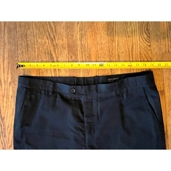 ALLSAINTS Black Casual Button Fly Chino Kato Skater Pants Trousers  Mens Size 36 - Picture 10 of 12